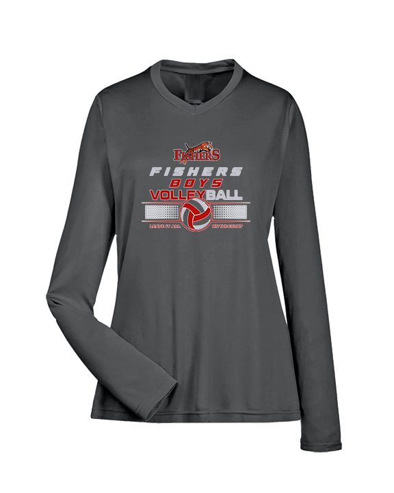 Fishers HS Boys Volleyball Leave It - Womens Performance Longsleeve