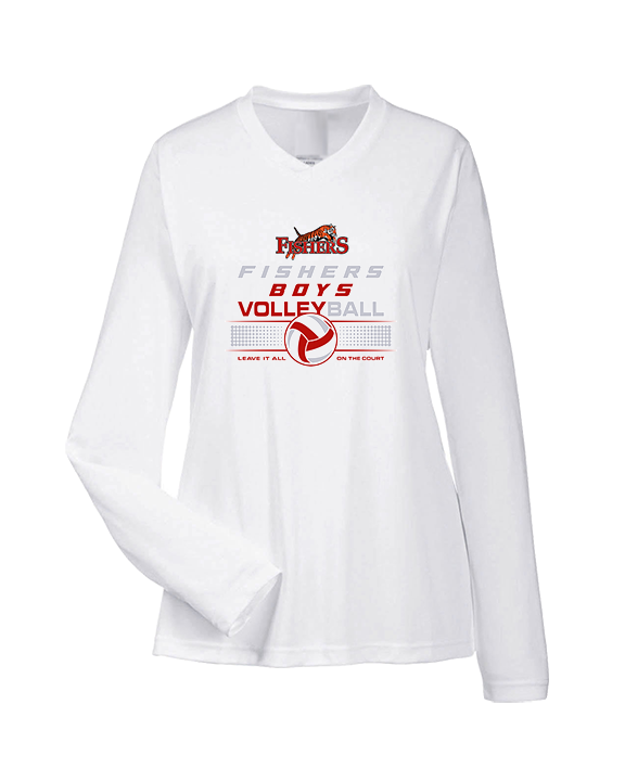 Fishers HS Boys Volleyball Leave It - Womens Performance Longsleeve