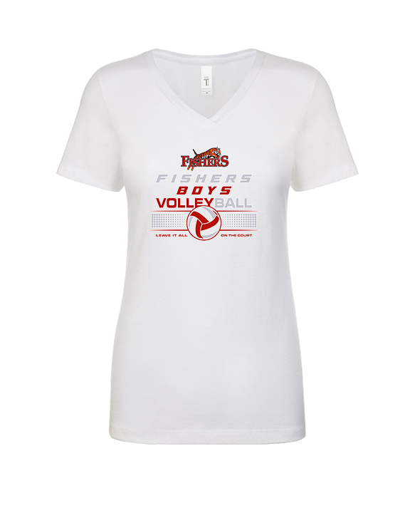 Fishers HS Boys Volleyball Leave It - Womens Vneck