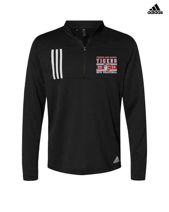Fishers HS Boys Volleyball Stamp - Mens Adidas Quarter Zip