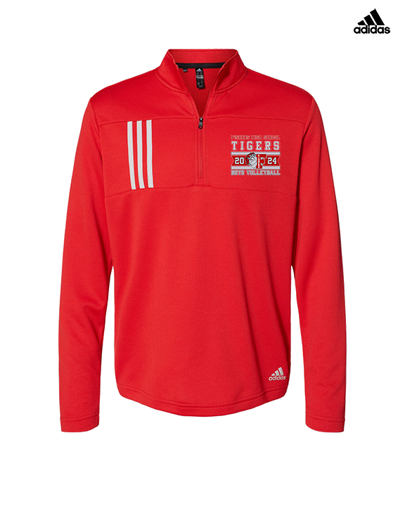 Fishers HS Boys Volleyball Stamp - Mens Adidas Quarter Zip