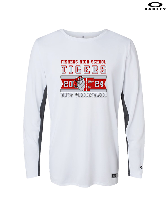 Fishers HS Boys Volleyball Stamp - Mens Oakley Longsleeve