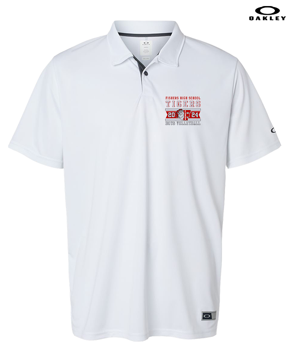 Fishers HS Boys Volleyball Stamp - Mens Oakley Polo
