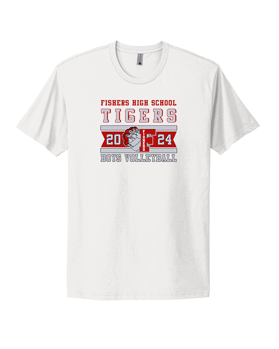 Fishers HS Boys Volleyball Stamp - Mens Select Cotton T-Shirt
