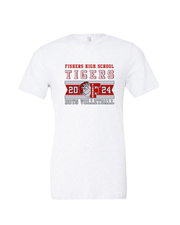Fishers HS Boys Volleyball Stamp - Tri - Blend Shirt