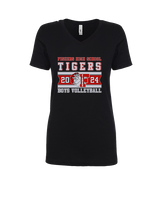 Fishers HS Boys Volleyball Stamp - Womens Vneck