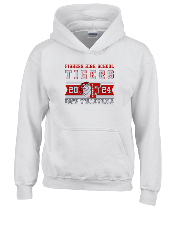 Fishers HS Boys Volleyball Stamp - Youth Hoodie