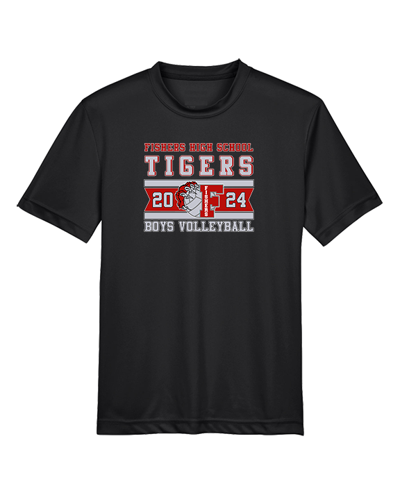 Fishers HS Boys Volleyball Stamp - Youth Performance Shirt