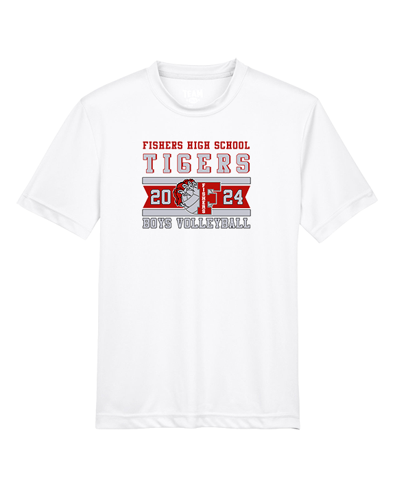 Fishers HS Boys Volleyball Stamp - Youth Performance Shirt