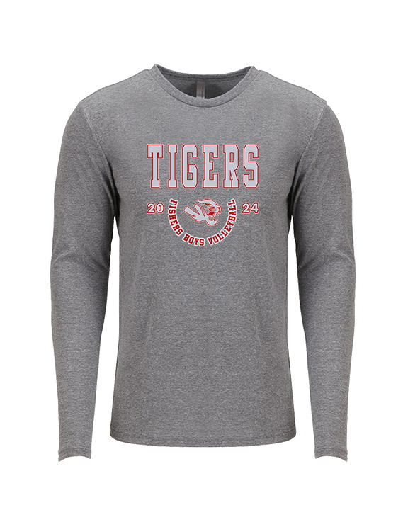 Fishers HS Boys Volleyball Swoop - Tri - Blend Long Sleeve