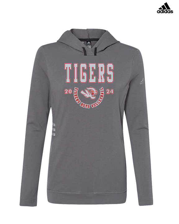 Fishers HS Boys Volleyball Swoop - Womens Adidas Hoodie