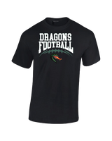 Delta Charter Dragons Football - Cotton T-Shirt