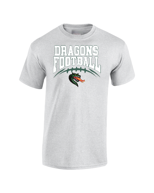 Delta Charter Dragons Football - Cotton T-Shirt
