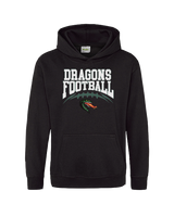Delta Charter Dragons Football  - Cotton Hoodie