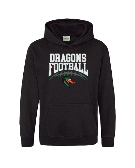 Delta Charter Dragons Football  - Cotton Hoodie