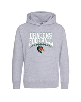Delta Charter Dragons Football  - Cotton Hoodie