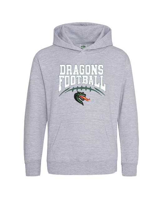 Delta Charter Dragons Football  - Cotton Hoodie