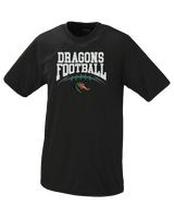 Delta Charter Dragons Football - Performance T-Shirt