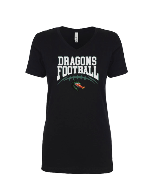 Delta Charter Dragons Football - Women’s V-Neck