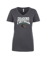 Delta Charter Dragons Football - Women’s V-Neck
