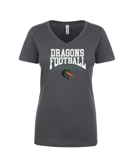 Delta Charter Dragons Football - Women’s V-Neck
