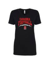 Savanna Football - Women’s V-Neck