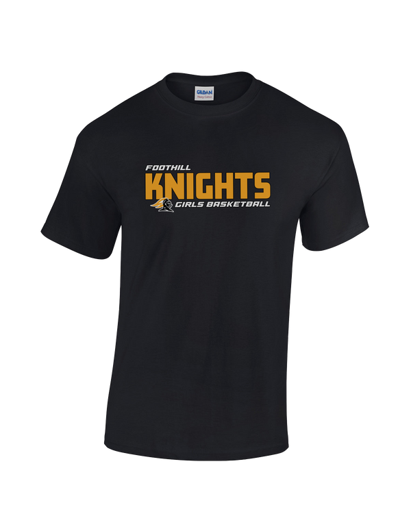 Foothill HS Girls Basketball Bold - Cotton T-Shirt