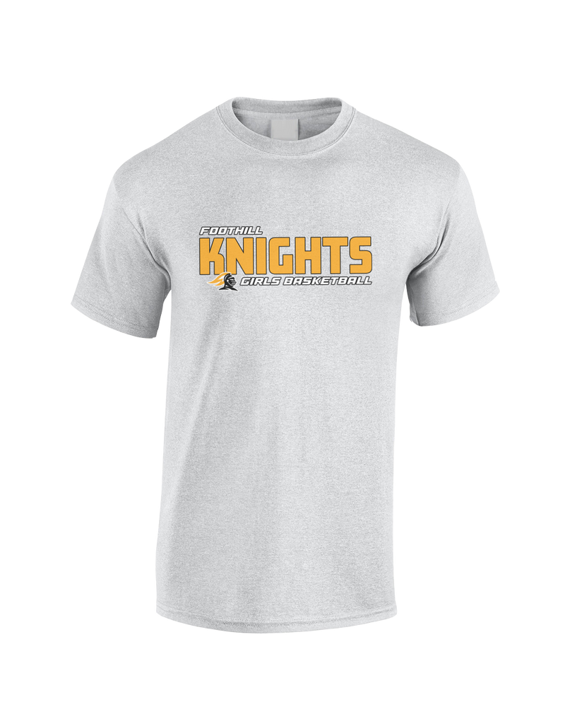 Foothill HS Girls Basketball Bold - Cotton T-Shirt