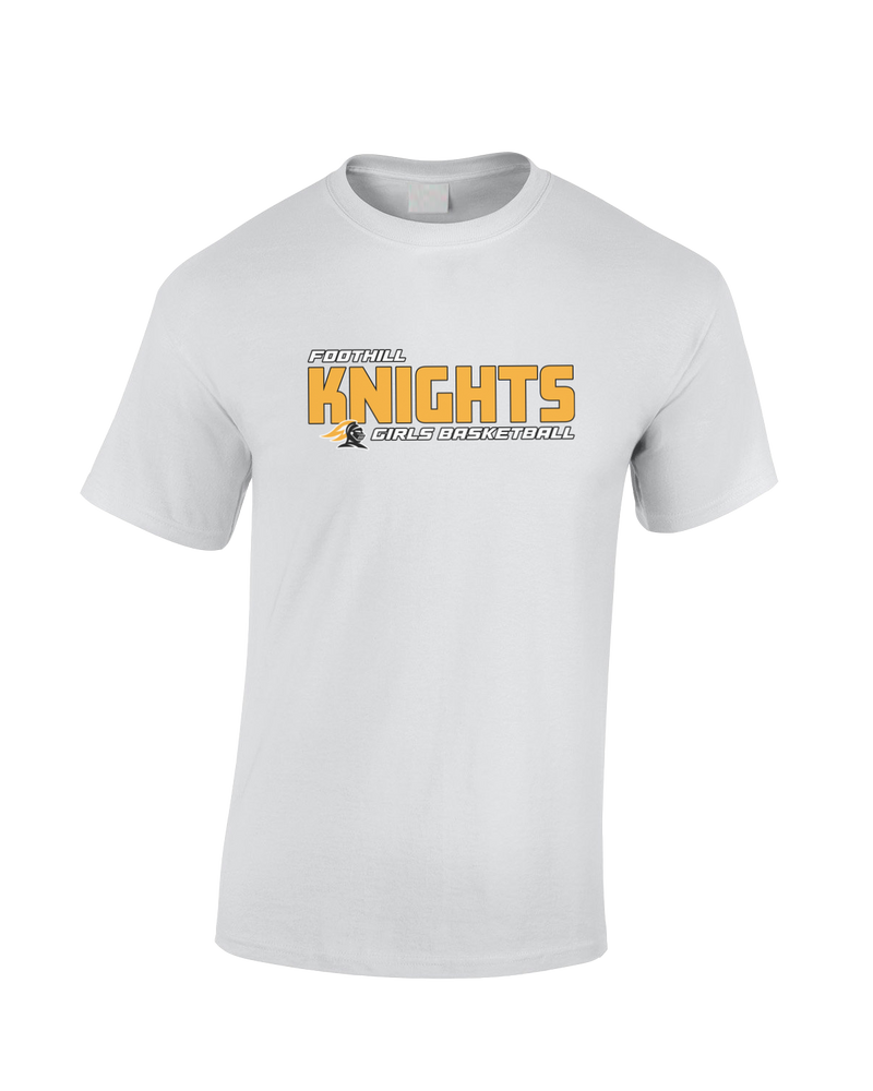 Foothill HS Girls Basketball Bold - Cotton T-Shirt
