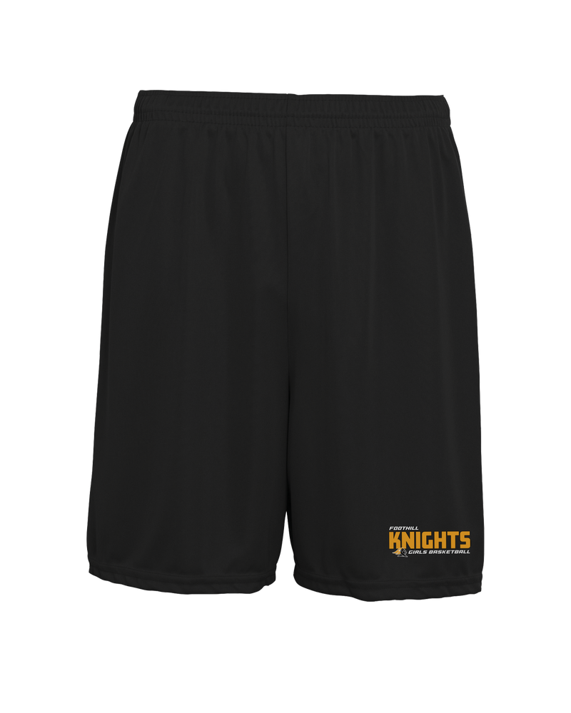 Foothill HS Girls Basketball Bold - 7 inch Training Shorts