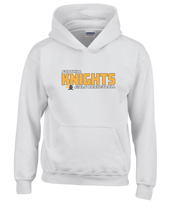 Foothill HS Girls Basketball Bold - Cotton Hoodie
