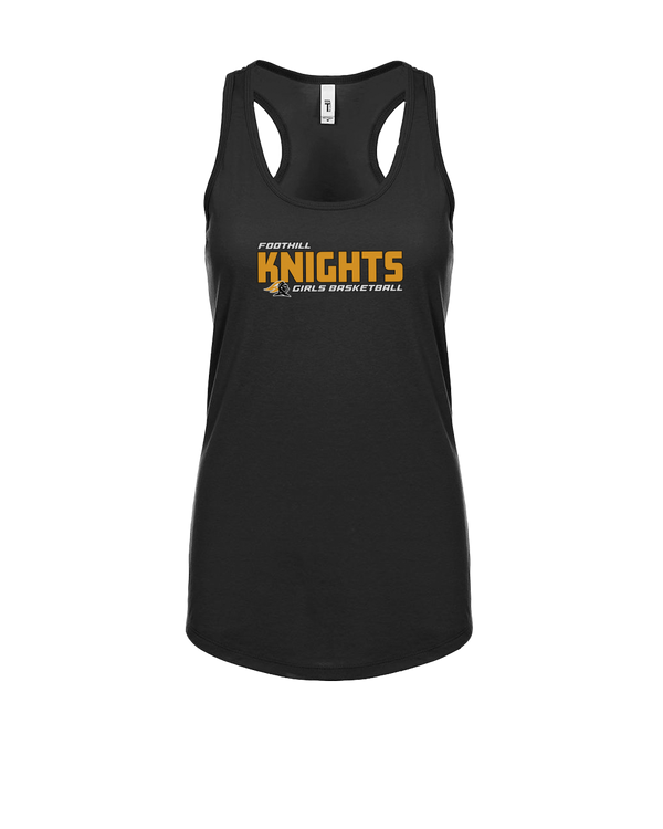 Foothill HS Girls Basketball Bold - Womens Tank Top