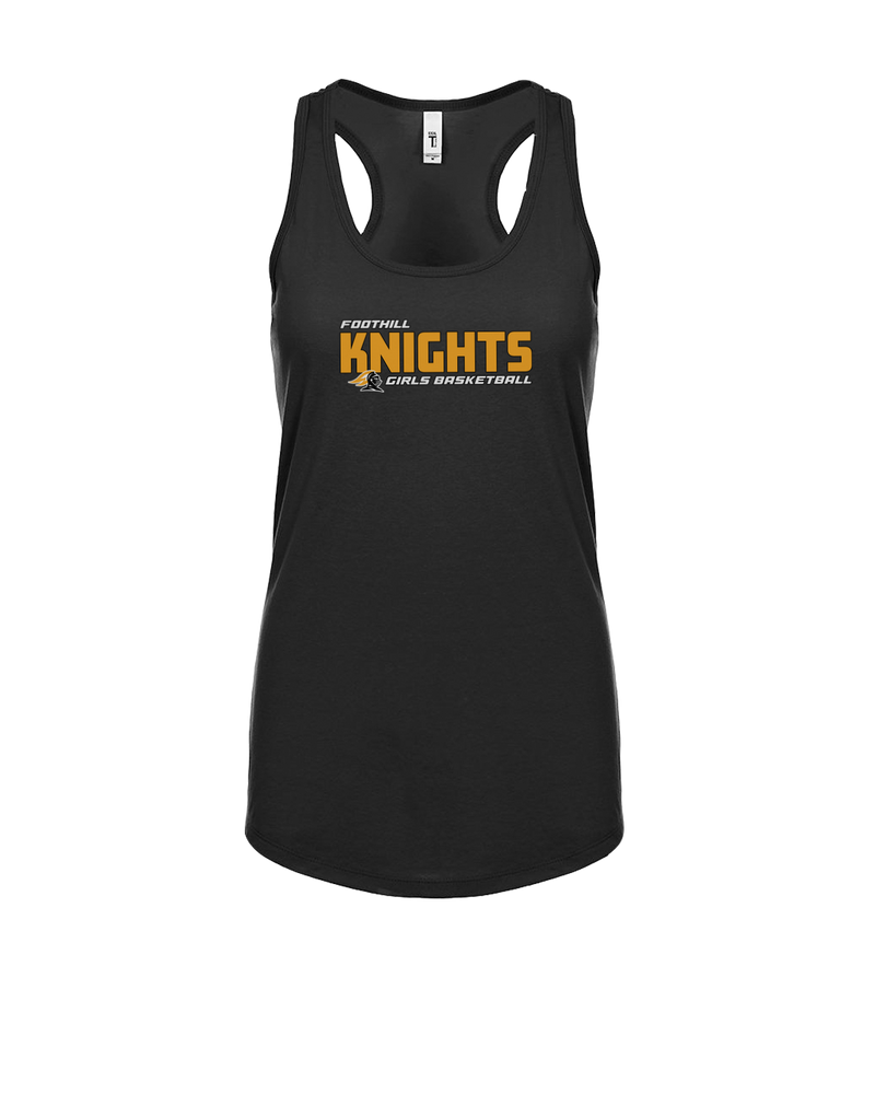 Foothill HS Girls Basketball Bold - Womens Tank Top