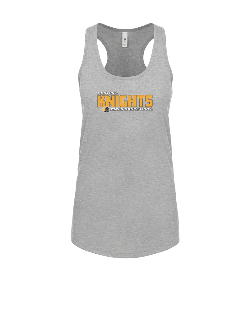 Foothill HS Girls Basketball Bold - Womens Tank Top