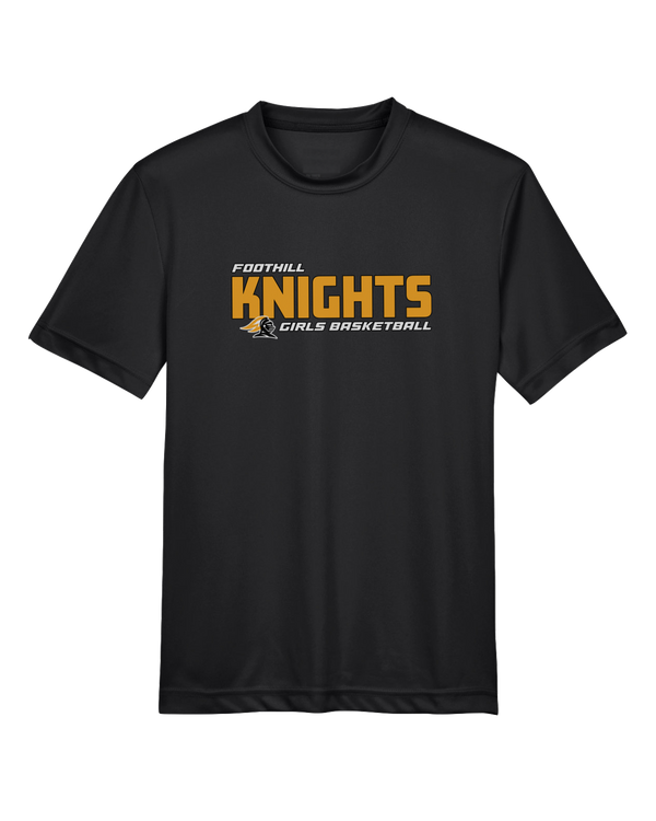 Foothill HS Girls Basketball Bold - Youth Performance T-Shirt
