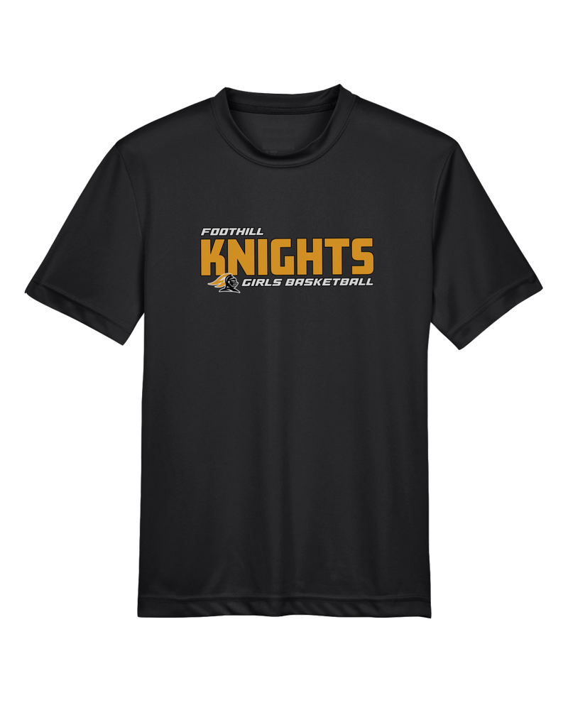 Foothill HS Girls Basketball Bold - Youth Performance T-Shirt