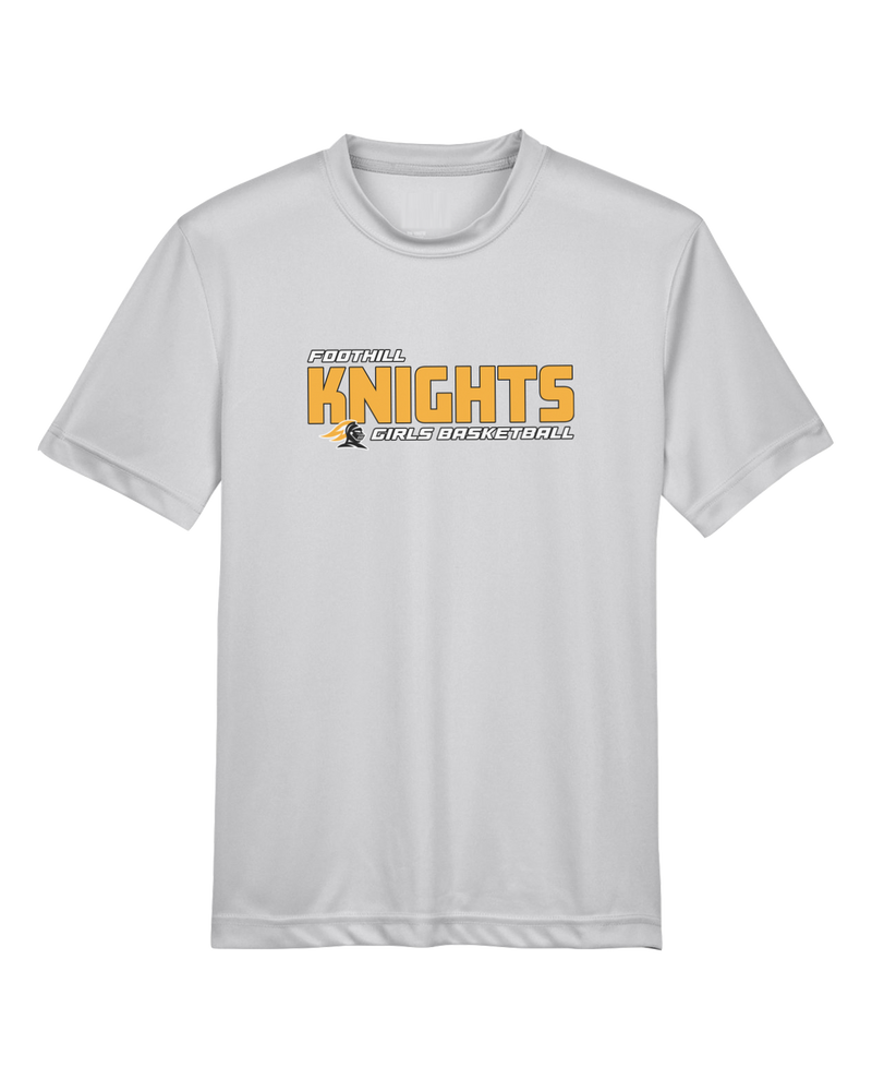 Foothill HS Girls Basketball Bold - Youth Performance T-Shirt