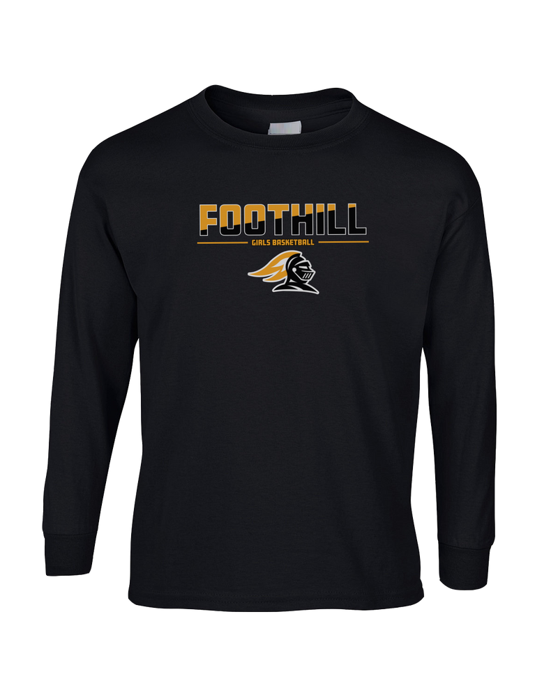 Foothill HS Girls Basketball Cut - Mens Cotton Long Sleeve