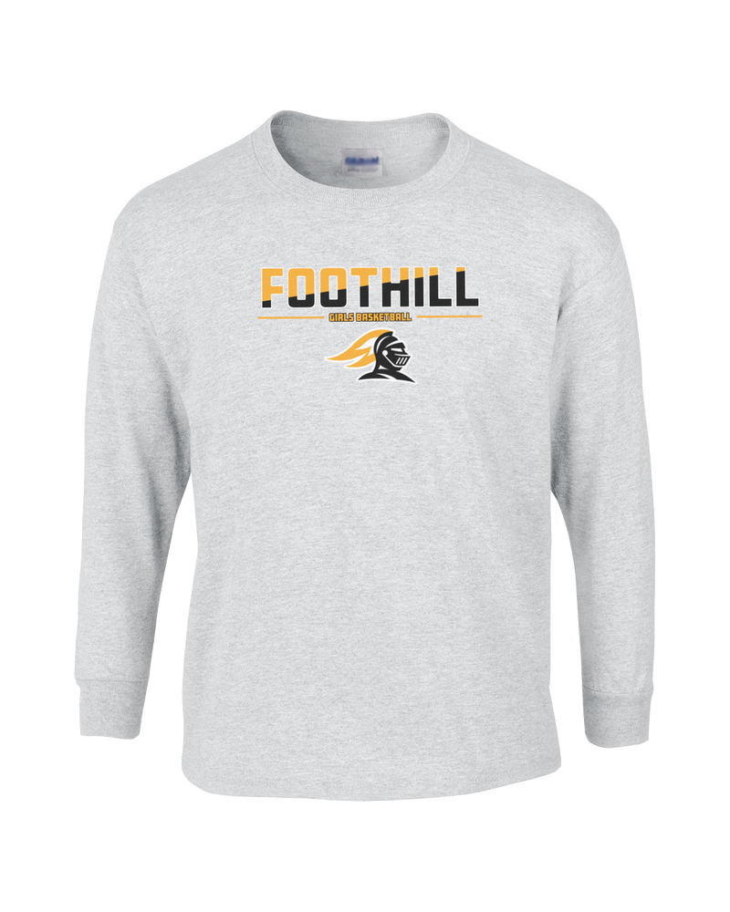 Foothill HS Girls Basketball Cut - Mens Cotton Long Sleeve