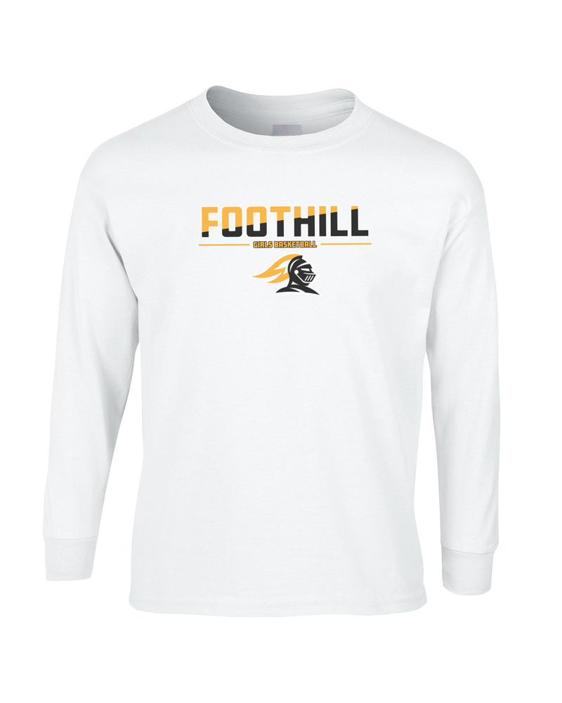Foothill HS Girls Basketball Cut - Mens Cotton Long Sleeve
