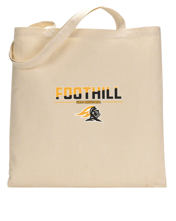 Foothill HS Girls Basketball Cut - Tote Bag