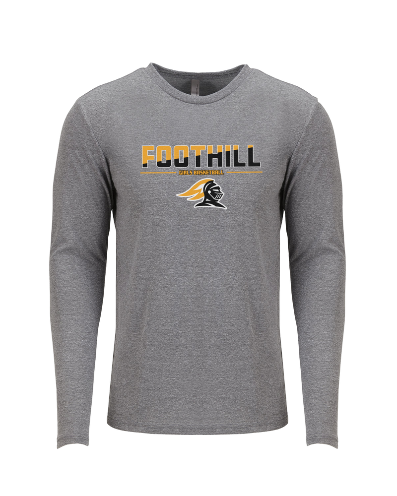 Foothill HS Girls Basketball Cut - Tri Blend Long Sleeve