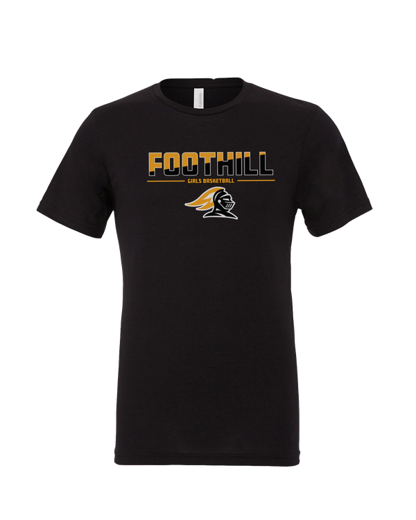 Foothill HS Girls Basketball Cut - Mens Tri Blend Shirt