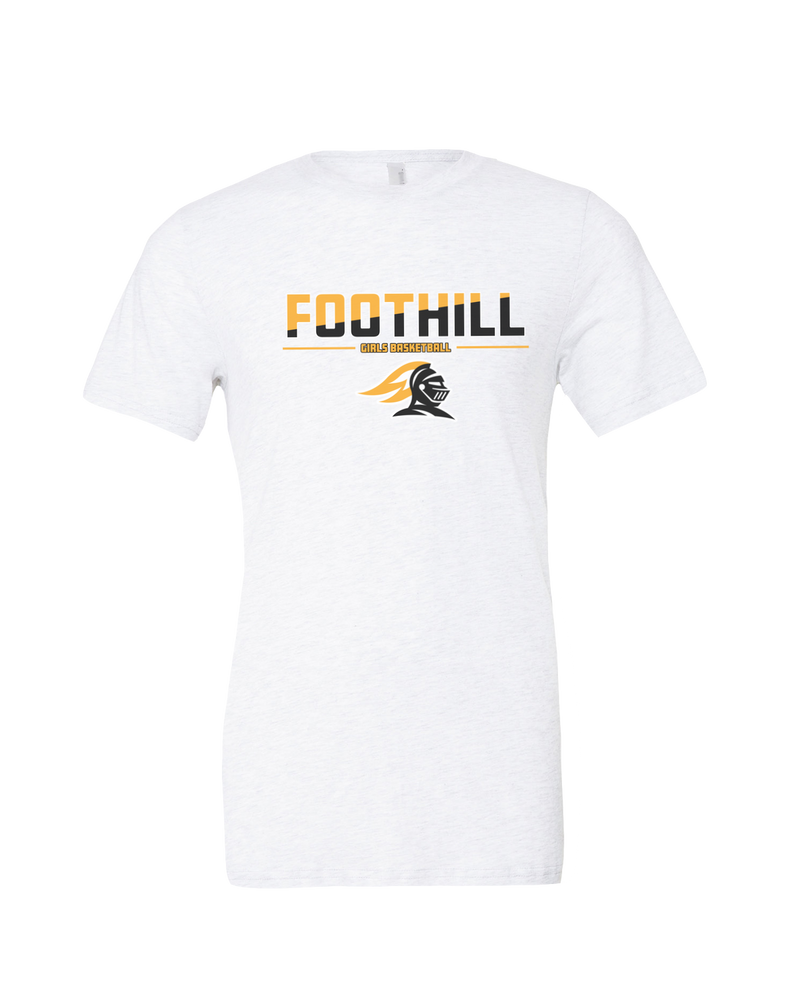 Foothill HS Girls Basketball Cut - Mens Tri Blend Shirt