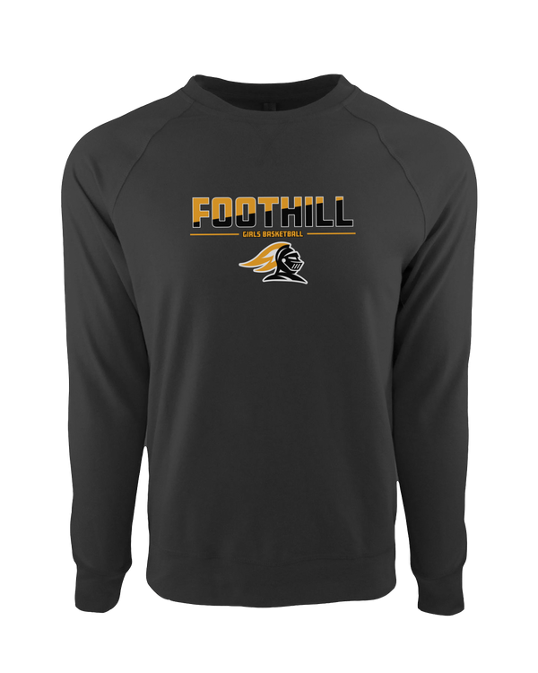 Foothill HS Girls Basketball Cut - Crewneck Sweatshirt