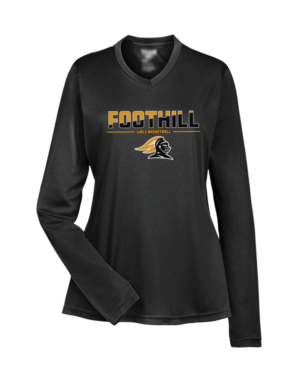 Foothill HS Girls Basketball Cut - Womens Performance Long Sleeve