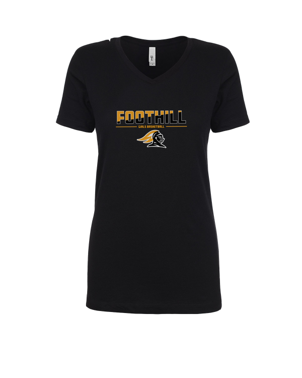 Foothill HS Girls Basketball Cut - Womens V-Neck