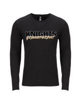 Foothill HS Knights Grandparent - Tri Blend Long Sleeve