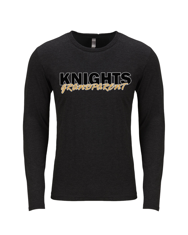 Foothill HS Knights Grandparent - Tri Blend Long Sleeve