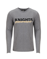 Foothill HS Knights Grandparent - Tri Blend Long Sleeve
